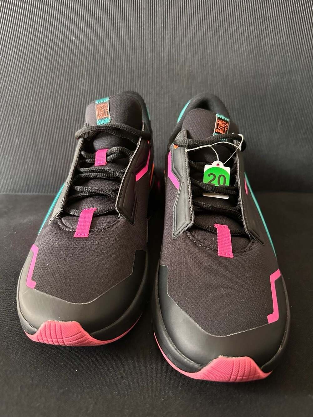 No.20 Puma x First Mile Provoke XT Women's Sneakers, Black/Teal/Pink, Size US 10